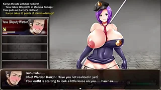 Gostosa e obrigada a cuidar de uma rebeli&atilde;o na pris&atilde;o - Karryns Prison - EP1